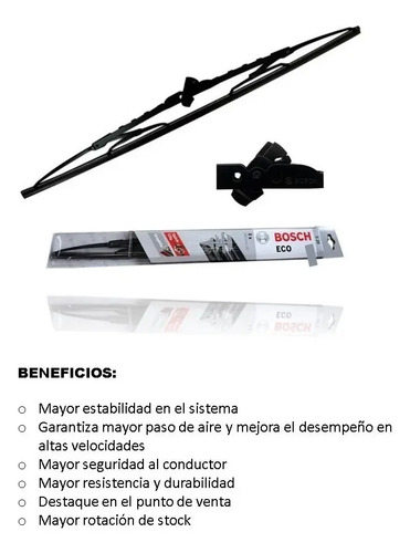 Plumilla Bosch Eco Para Chevrolet Tracker 16x16 Negro - Image 4