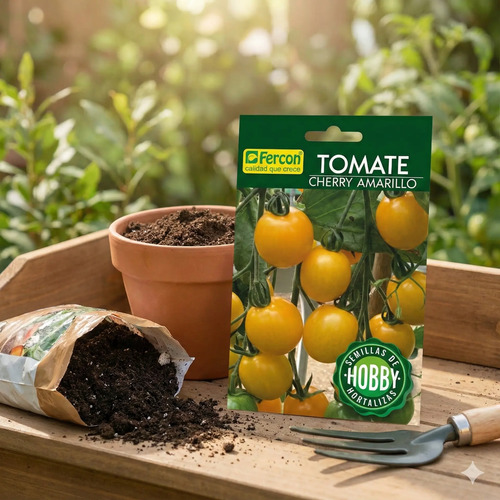 Semillas De Tomate Cherry Amarillo Hortalizas Fercon - Image 5