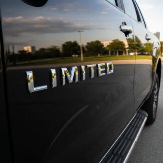Emblema L I M I T E D Para Ford Ranger 13-20 - Plateado Plateado