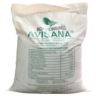Acondicionador De Suelos Biofertilizante 40 Kilos Avisana