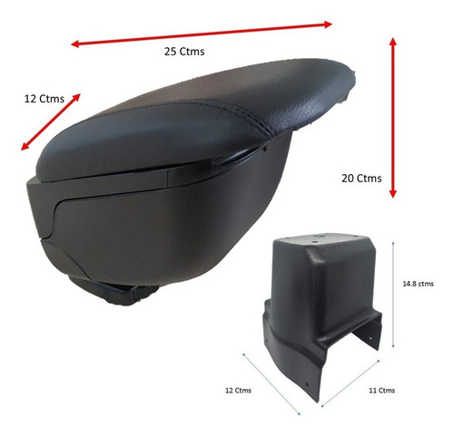 Consola Central Para Renault Duster Negra Multiusos - Image 2