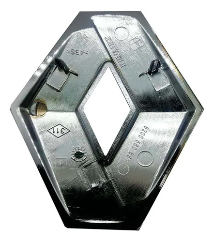 Emblema Logan Sandero 9 X 7 Plateado - Image 2