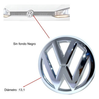 Emblema Persiana Cromado Volkswagen Fox Modelo 2015 A 2020
