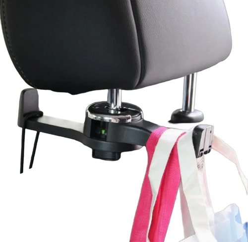 Gancho Para Silla De Carro Y Soporte De Celular 2 En 1 Dorado Oscuro - Image 5