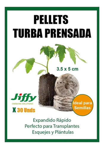 Jiffy Pellets X30unidades Turba Prensada-sustrato Expandible - Image 2