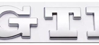 Emblema Cromado Sigla Gti Tapa Baúl Gol/ Golf/ Saveiro