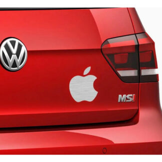 Calcomanía O Emblema Apple Para Auto, Moto O Vidrio