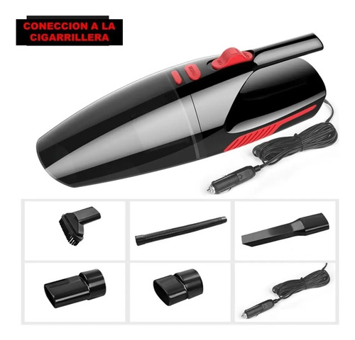Aspiradora Carro Potente 120w Absorbe Líquidos Y Solidos 12v Negro - Image 5