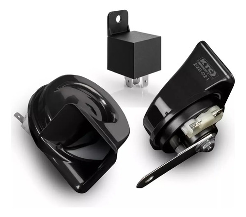 Pito Para Carro Tipo Caracol Ktc De 3 Piezas