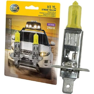 H1 Hella Bombillo Para Carro Alta Potencia Yellow Extreme!!