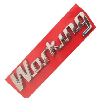 Emblema Palabra W O R K I N G Fiat Strada Working