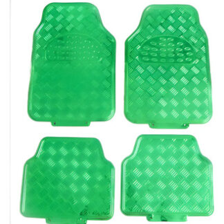 Tapete Universal Metalizado Pvc, 4 Piezas Verde