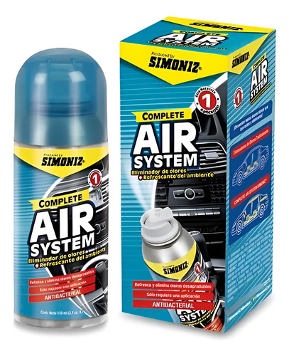 Eliminador De Olores Complete Air System Simoniz 110ml Auto Nuevo