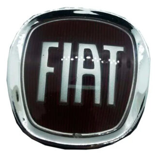 Emblema Persiana Fiat Palio 9x9 Plateado Plateado