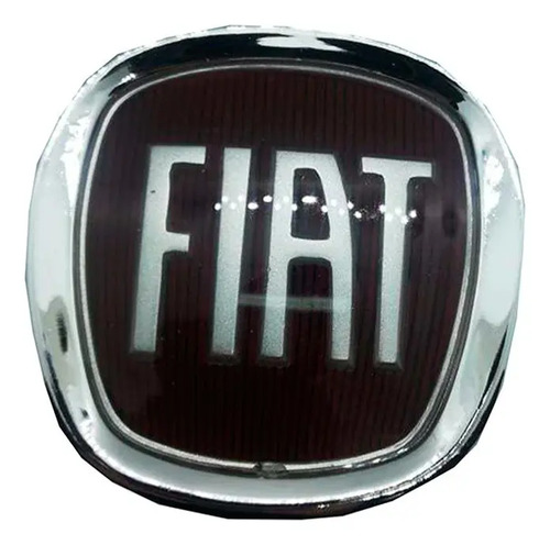 Emblema Persiana Fiat Palio 9x9 Plateado Plateado
