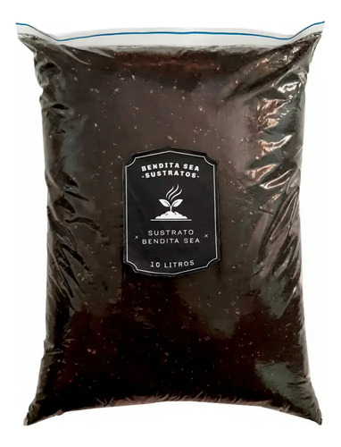 Sustrato Para Plantas Mezcla Cultivo Abonado Jardín 10litros