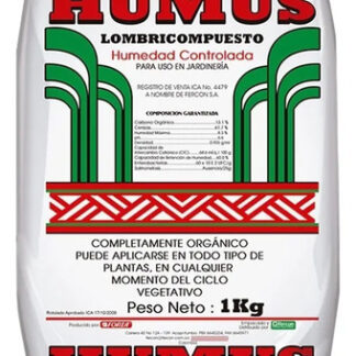 Humus De Lombriz Organico Cultivo Sustrato Fertilizante 1kg