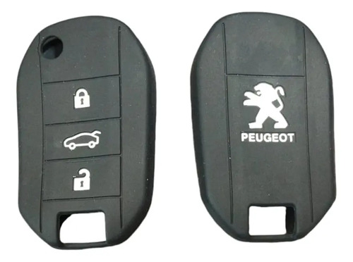 Forro Funda Para Control De Llaves De Carros Peugeot - Image 3