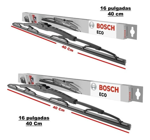 Plumilla Bosch Eco Para Chevrolet Tracker 16x16 Negro - Image 2