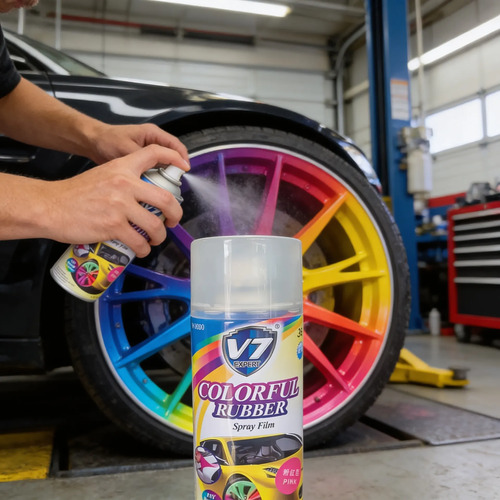 Pintura Plástica Para Rines De Carros 450ml V7 - Image 2