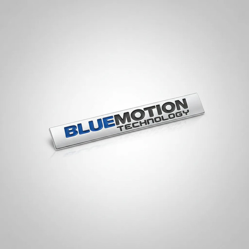 Emblema Tapa Baul Bluemotion Jetta 2010/2018 Plateado Plateado