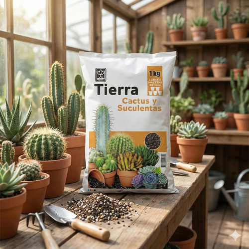 Sustrato Tierra Para Cactus Y Suculentas 1kg - Image 2