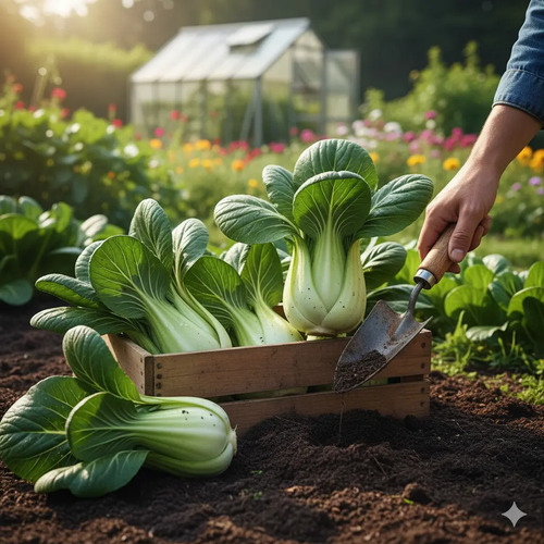 Semillas De Pak Choi Verde Hortalizas Fercon - Image 3