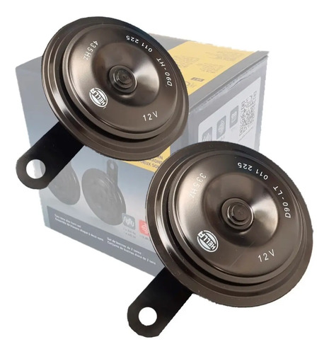 Kit Bocinas Pitos Corneta Para Carro O Moto Disco Doble Tono