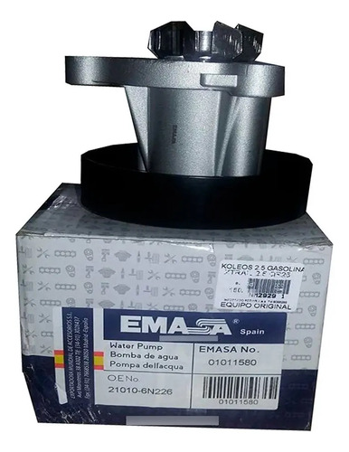 Bomba De Agua Xtrail Qr25 Koleos 2.5 Gasolina Emasa - Image 2