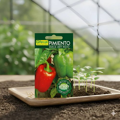 Semillas De Pimiento Dulce Asti Rojo Hortalizas Fercon