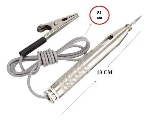Probador De Corriente 6-24v Hella Carro Plateado - Image 2