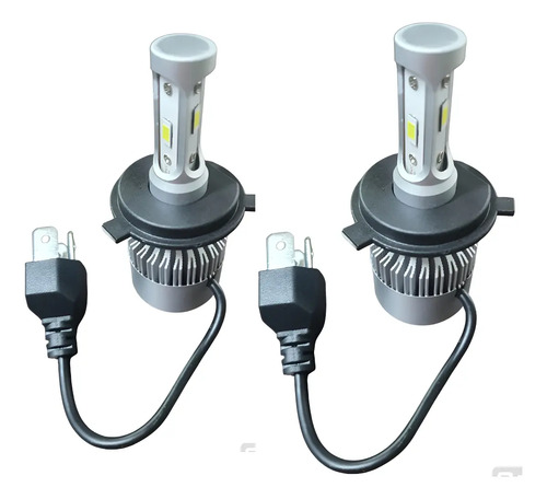 Bombillos Led Para Mazda 323 10 Mil Lumen Jgx2 H4 Blanco Cálido