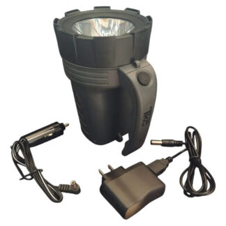 Linterna Compacta De Luz Led Blanco Negro