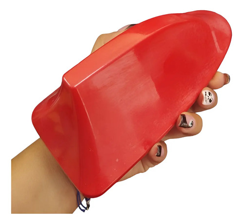 Antena De Lujo Am/fm Para Carro Aleta De Tiburón Roja Rojo