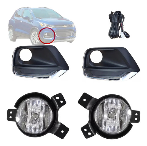 Explordoras Chevrolet Tracker 16/20 + Cable + Marco + Swiche
