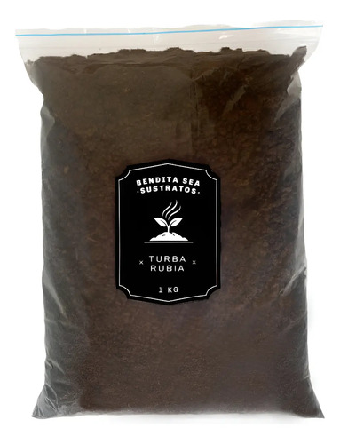 Sustrato Turba Rubia 1 Kilo Cultivo Jardín