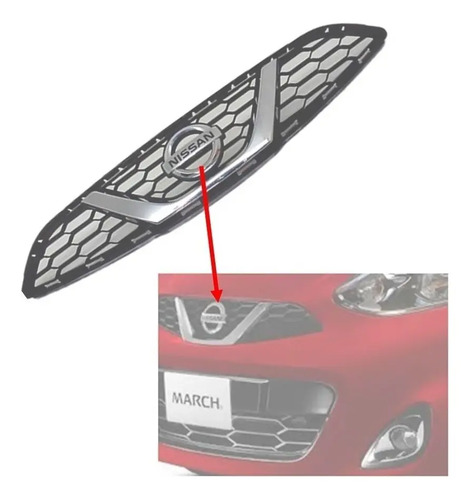 Emblema Cromado Persiana Nissan March Año 12-14 - Image 4
