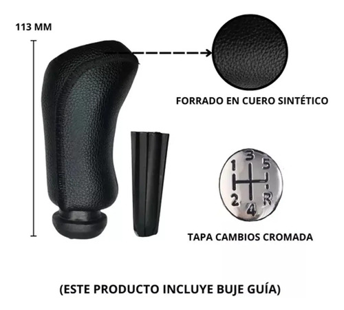 Pera Poma Palanca De Cambios Logan Sandero Duster Original - Image 3
