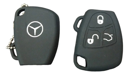 Forro Funda Para Control De Llaves De Carros Mercedes Benz - Image 3