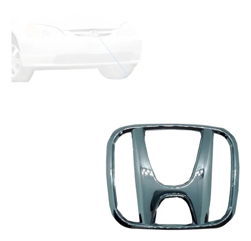 Emblema Cromado Persiana Honda Fit 2009/2014