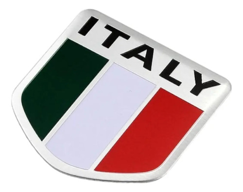 Emblema Tipo Escudo Bandera Italia Auto Adhesivo Para Fiat - Image 2