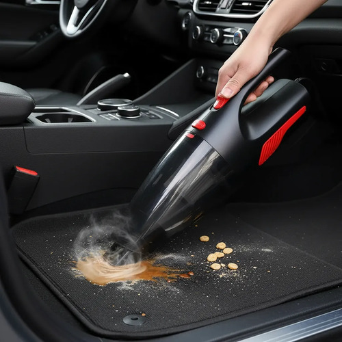 Aspiradora Para Carro Potente 120w Absorbe Liquido Y Solido Negro 12 - Image 3