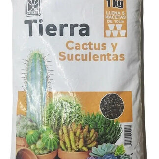 Sustrato Tierra Para Cactus Y Suculentas 1kg