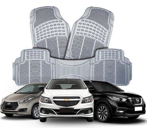 Tapete Carro Simoniz Dura Line Pvc Gris Cristal 3 Pz Carro Gris Cristal - Image 4