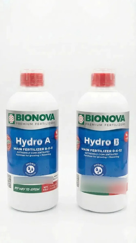 Fertilizantes Orgánico Mineral Bionova Hydro A+b 1 Litro - Image 5