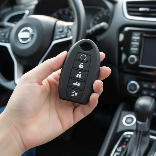 Forro Funda Para Control De Llaves De Carros Nissan - Image 4