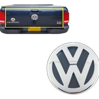 Emblema Compuerta Platón Amarok 2010 A2020 Plateado Plateado