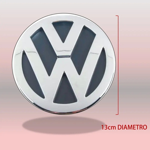 Emblema Cromado Tapa Compuerta Platon Saveiro 2013 A 2016 Plateado - Image 2