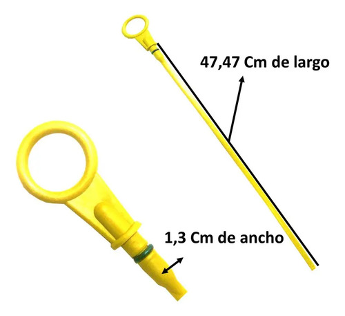 Varilla Nivel Aceite Renault Symbol Kango8v-dacia Nova10.5mm - Image 2