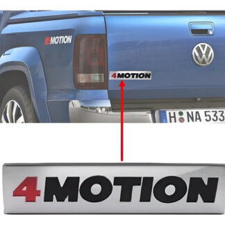 Emblema Cromado 4 Motion Volkswagen Amarok Plateado